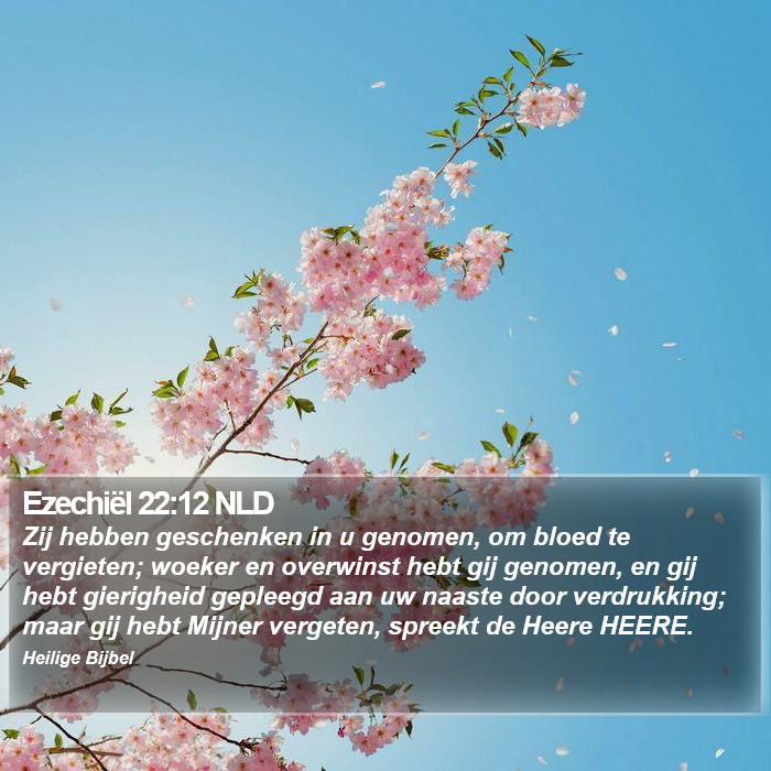 Ezechiël 22:12 NLD Bible Study