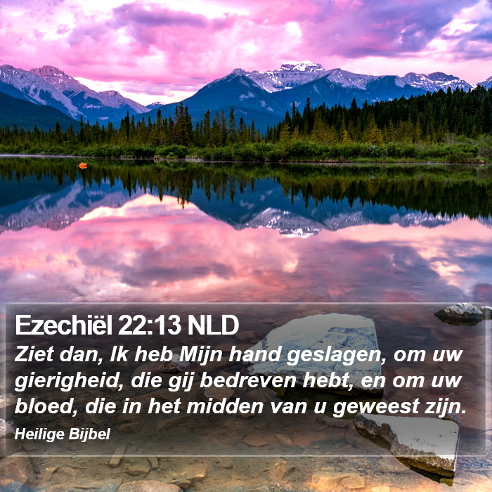 Ezechiël 22:13 NLD Bible Study