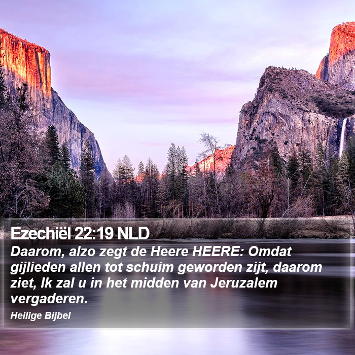 Ezechiël 22:19 NLD Bible Study