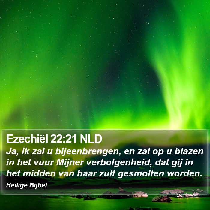 Ezechiël 22:21 NLD Bible Study