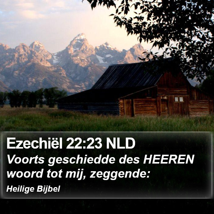 Ezechiël 22:23 NLD Bible Study