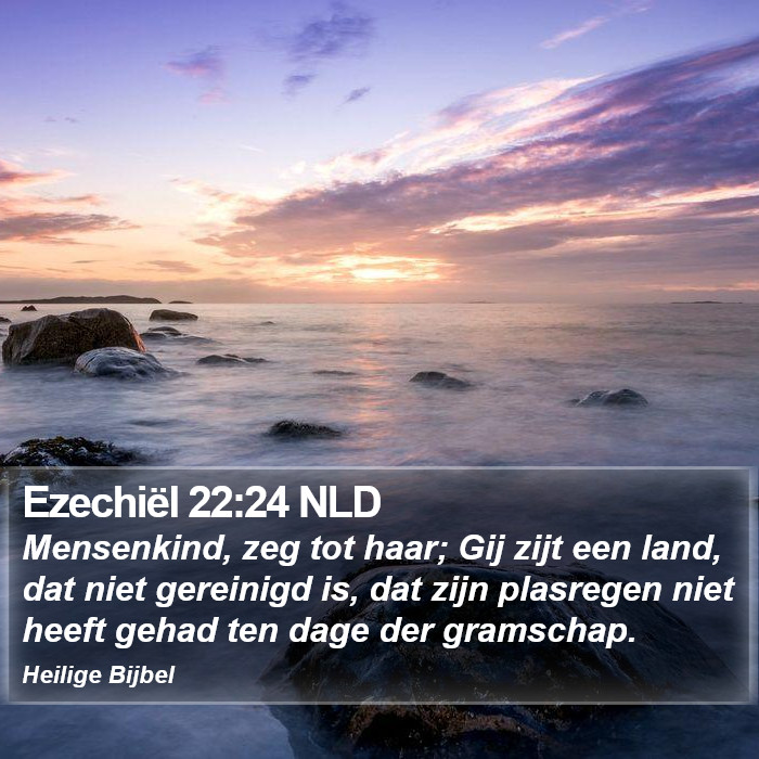 Ezechiël 22:24 NLD Bible Study