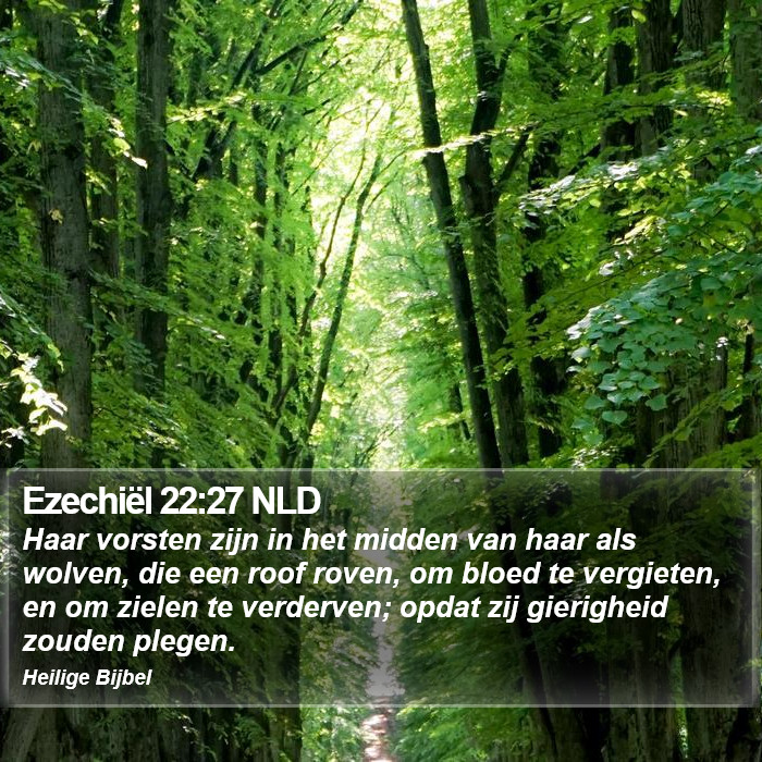 Ezechiël 22:27 NLD Bible Study