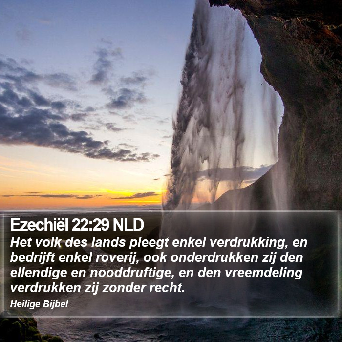 Ezechiël 22:29 NLD Bible Study