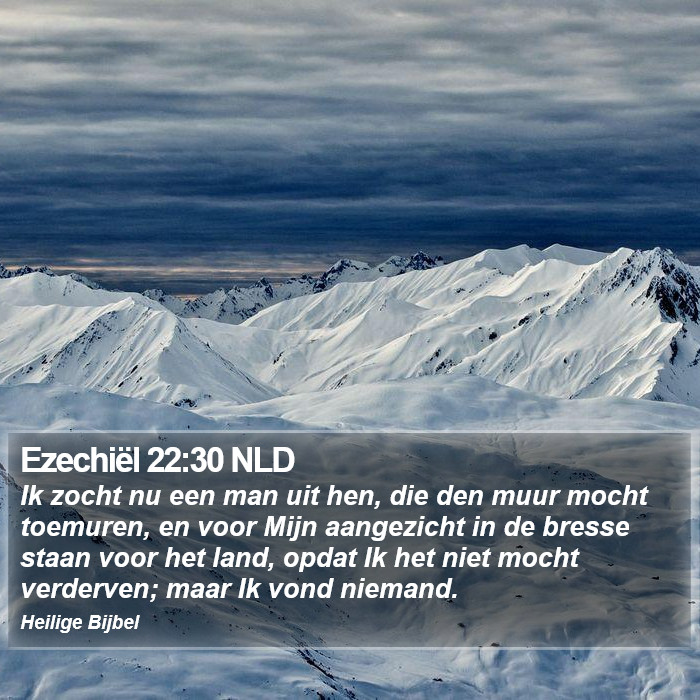 Ezechiël 22:30 NLD Bible Study