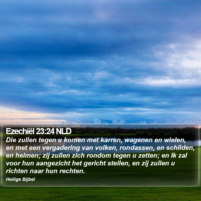 Ezechiël 23:24 NLD Bible Study