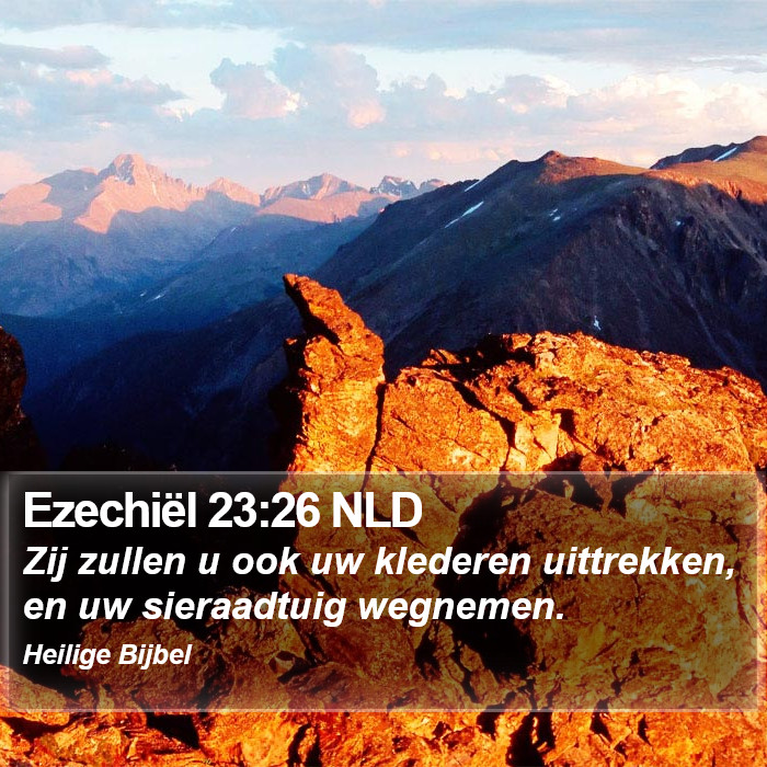 Ezechiël 23:26 NLD Bible Study