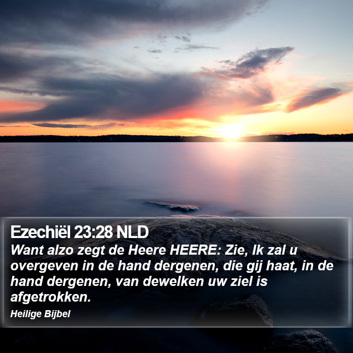Ezechiël 23:28 NLD Bible Study