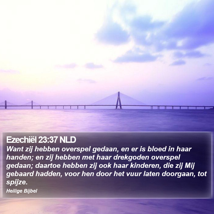 Ezechiël 23:37 NLD Bible Study