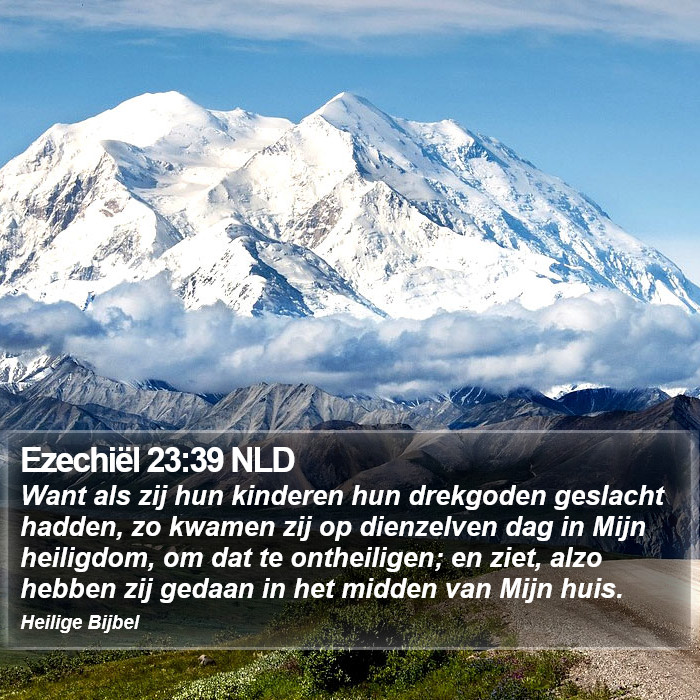 Ezechiël 23:39 NLD Bible Study