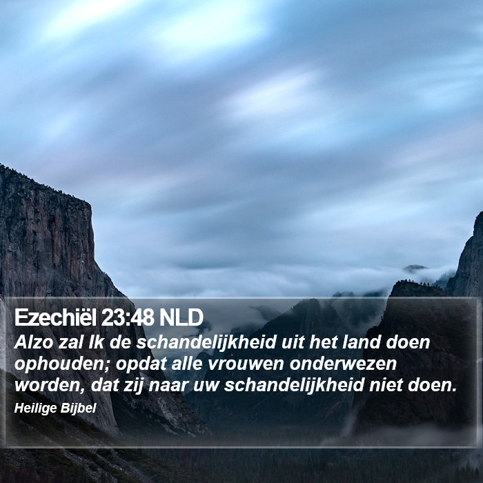 Ezechiël 23:48 NLD Bible Study