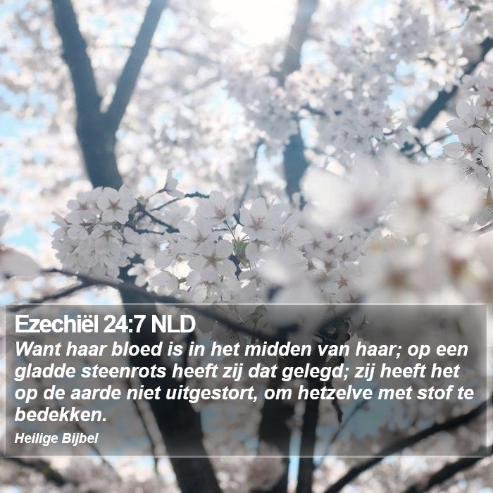 Ezechiël 24:7 NLD Bible Study