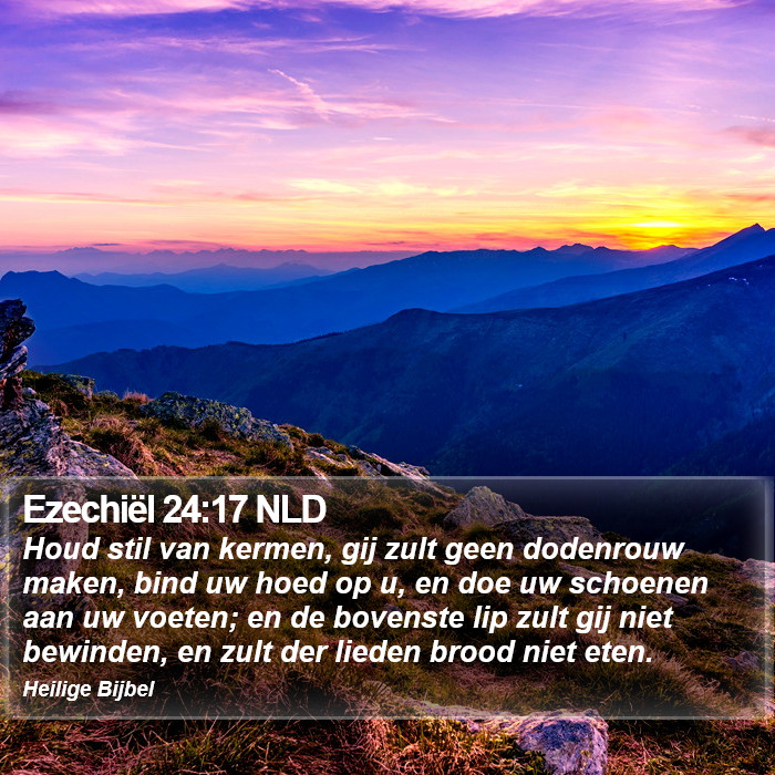 Ezechiël 24:17 NLD Bible Study