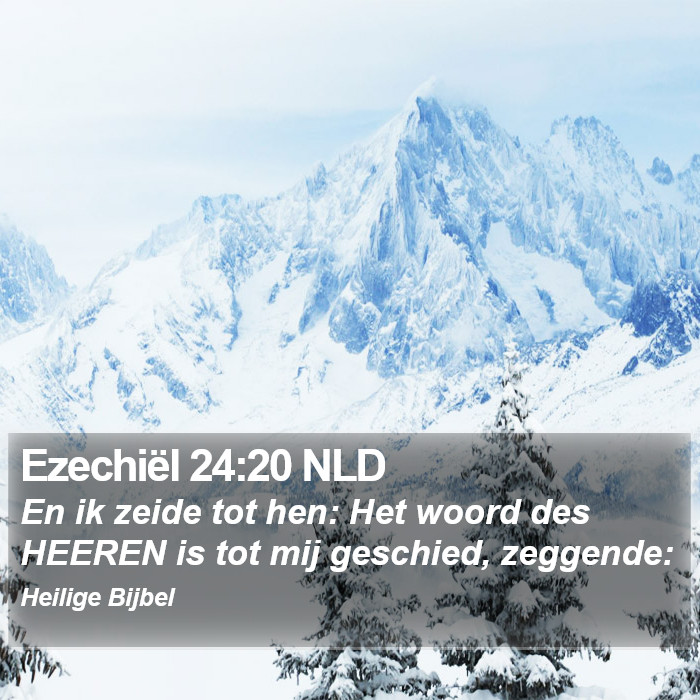 Ezechiël 24:20 NLD Bible Study