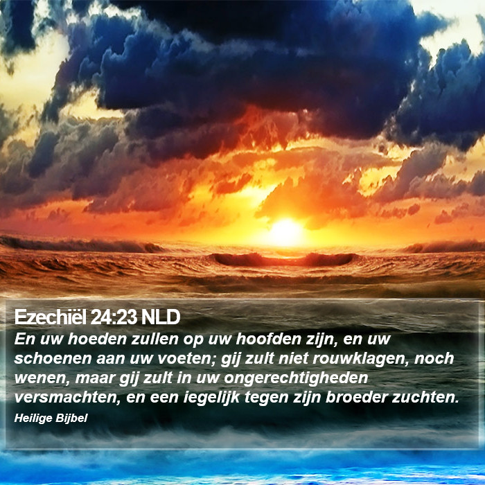 Ezechiël 24:23 NLD Bible Study