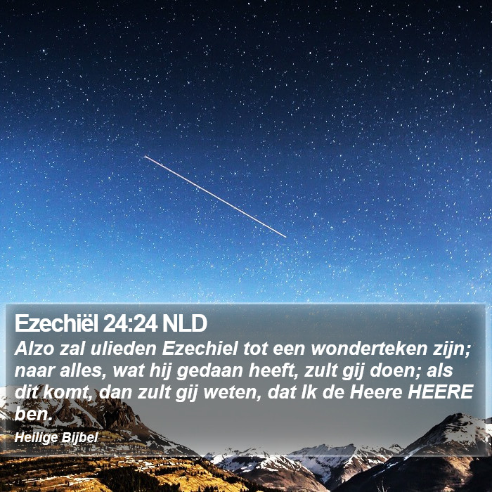 Ezechiël 24:24 NLD Bible Study