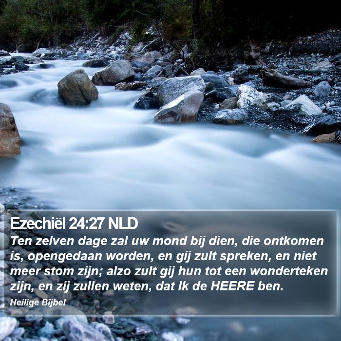 Ezechiël 24:27 NLD Bible Study