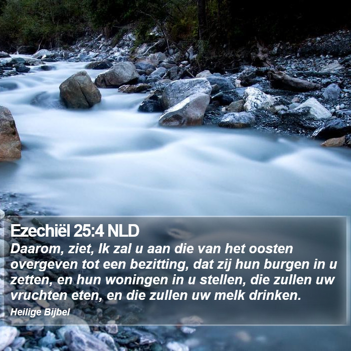 Ezechiël 25:4 NLD Bible Study