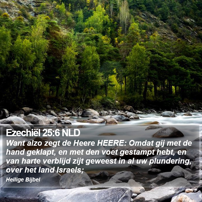 Ezechiël 25:6 NLD Bible Study