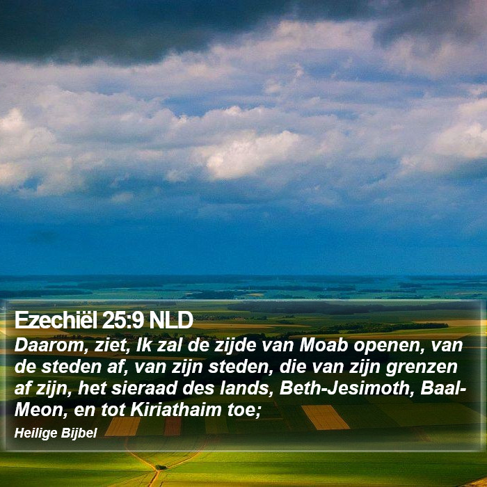 Ezechiël 25:9 NLD Bible Study