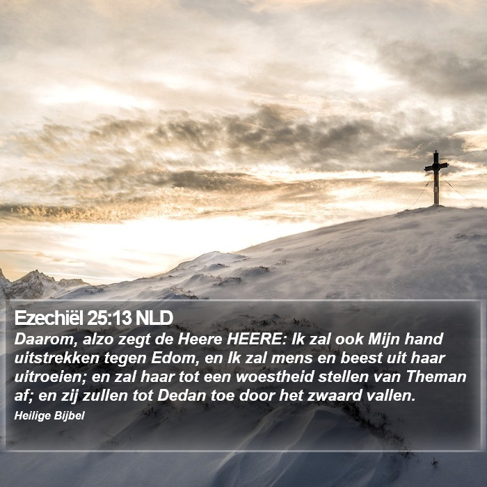 Ezechiël 25:13 NLD Bible Study