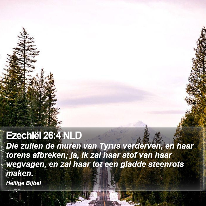 Ezechiël 26:4 NLD Bible Study