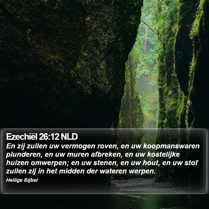 Ezechiël 26:12 NLD Bible Study