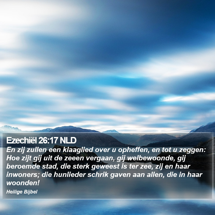 Ezechiël 26:17 NLD Bible Study