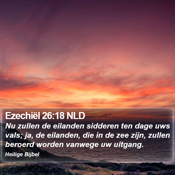 Ezechiël 26:18 NLD Bible Study