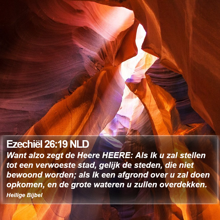 Ezechiël 26:19 NLD Bible Study