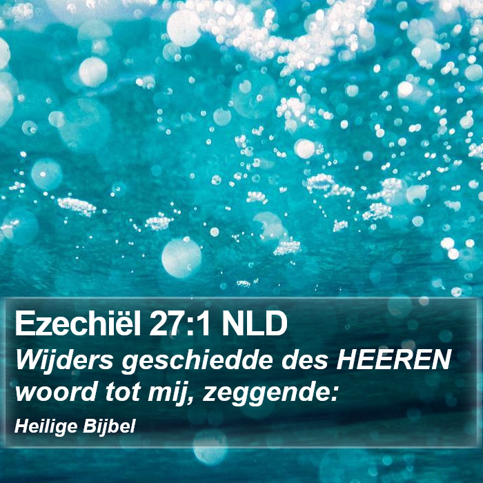 Ezechiël 27:1 NLD Bible Study