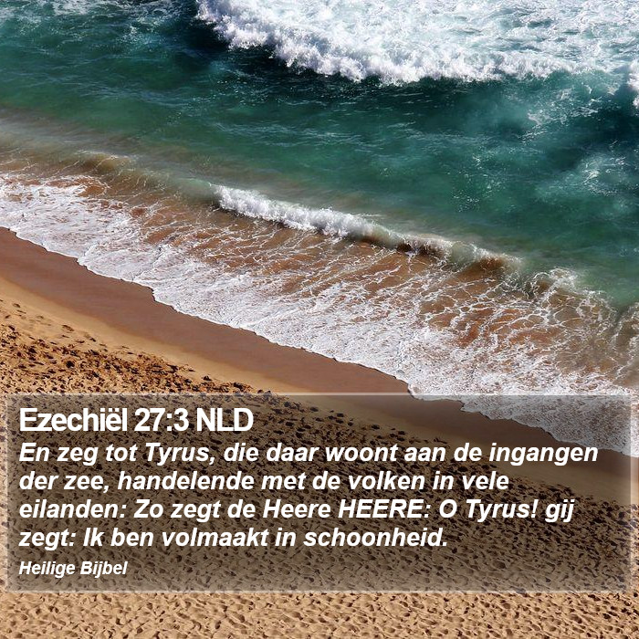 Ezechiël 27:3 NLD Bible Study