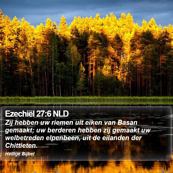 Ezechiël 27:6 NLD Bible Study