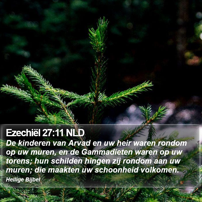 Ezechiël 27:11 NLD Bible Study