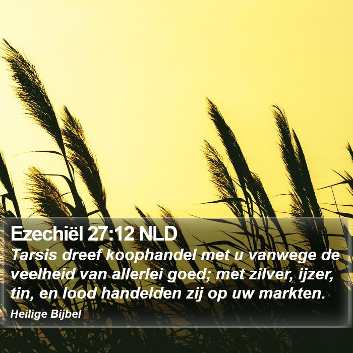 Ezechiël 27:12 NLD Bible Study