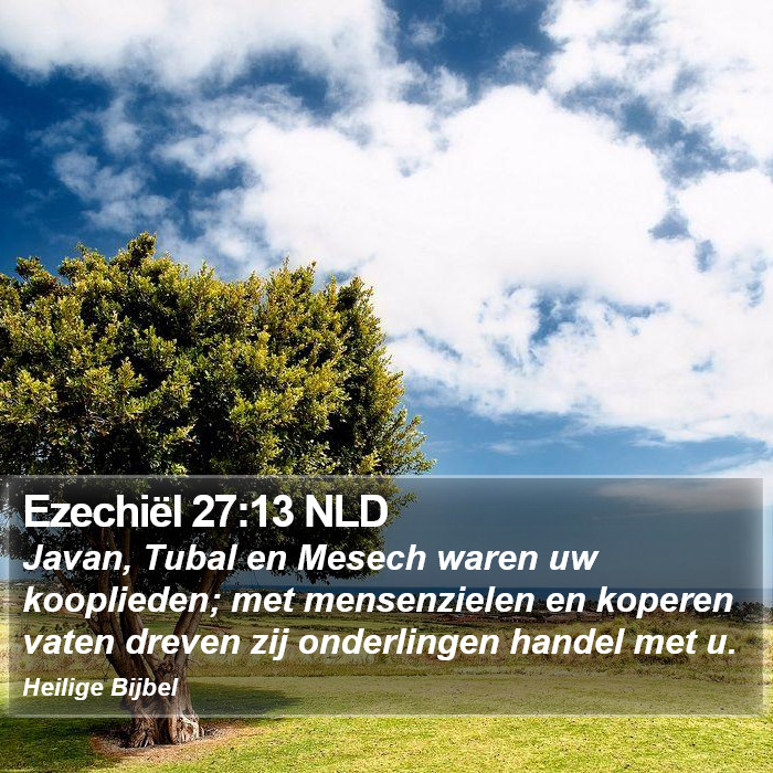 Ezechiël 27:13 NLD Bible Study