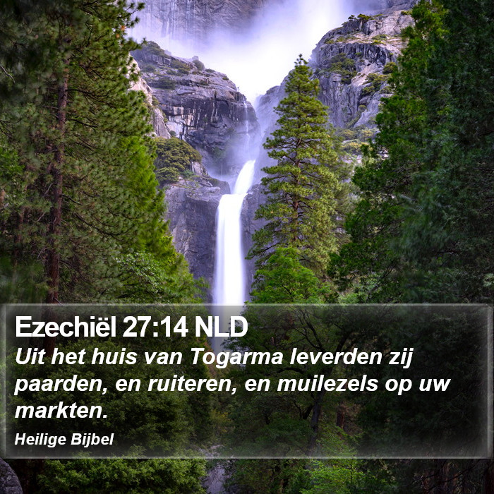 Ezechiël 27:14 NLD Bible Study