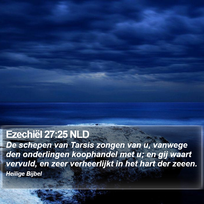 Ezechiël 27:25 NLD Bible Study