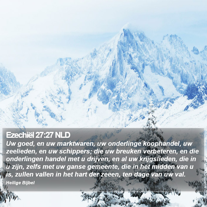 Ezechiël 27:27 NLD Bible Study