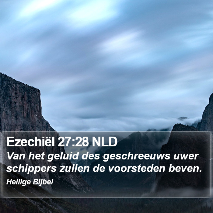 Ezechiël 27:28 NLD Bible Study