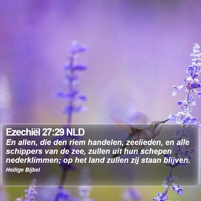 Ezechiël 27:29 NLD Bible Study