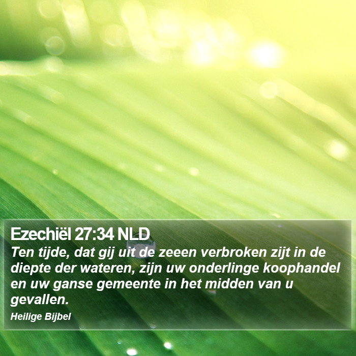 Ezechiël 27:34 NLD Bible Study