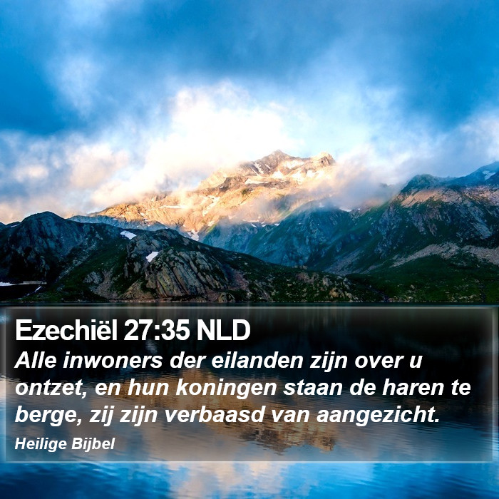 Ezechiël 27:35 NLD Bible Study