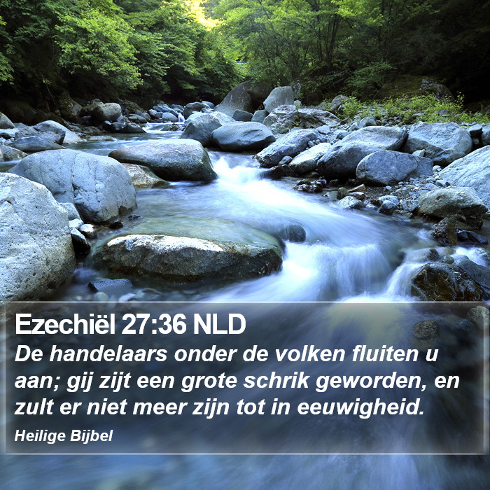 Ezechiël 27:36 NLD Bible Study