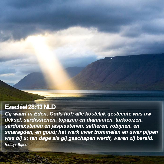 Ezechiël 28:13 NLD Bible Study