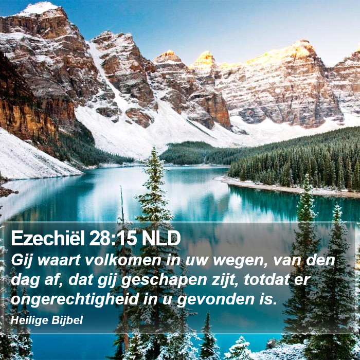 Ezechiël 28:15 NLD Bible Study