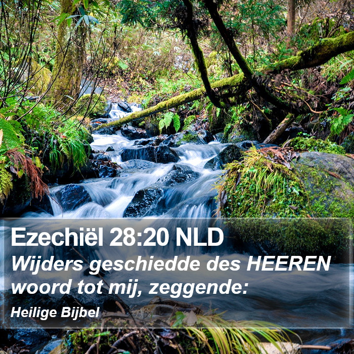 Ezechiël 28:20 NLD Bible Study