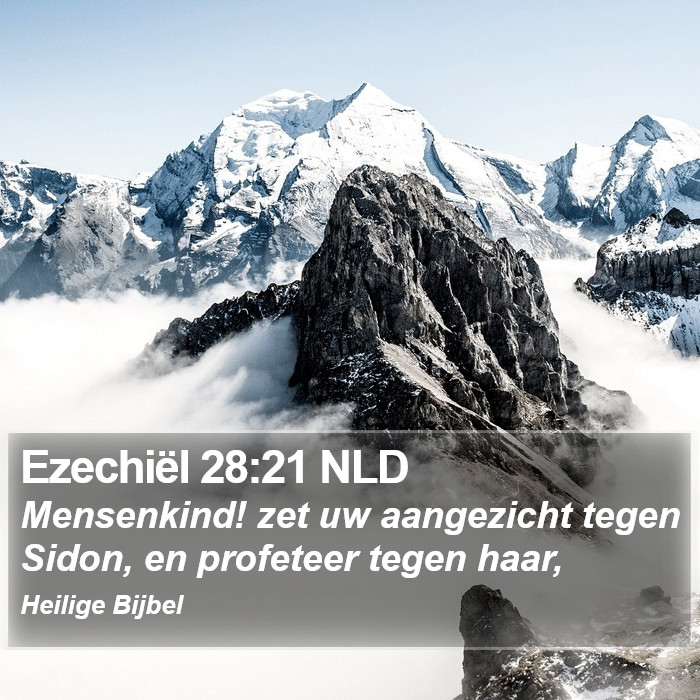 Ezechiël 28:21 NLD Bible Study