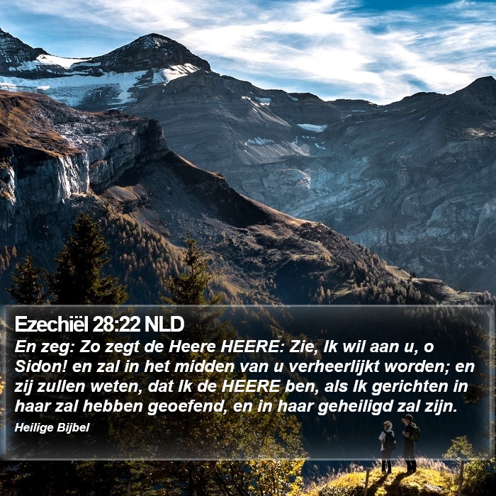 Ezechiël 28:22 NLD Bible Study