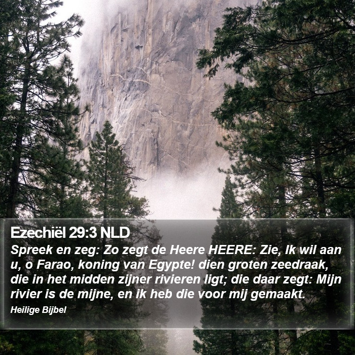 Ezechiël 29:3 NLD Bible Study